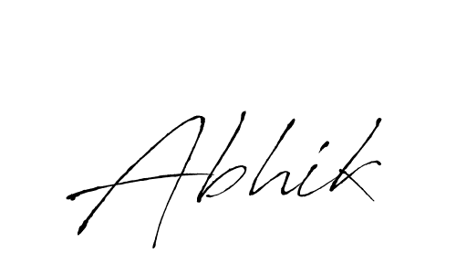 Create a beautiful signature design for name Abhik. With this signature (Antro_Vectra) fonts, you can make a handwritten signature for free. Abhik signature style 6 images and pictures png