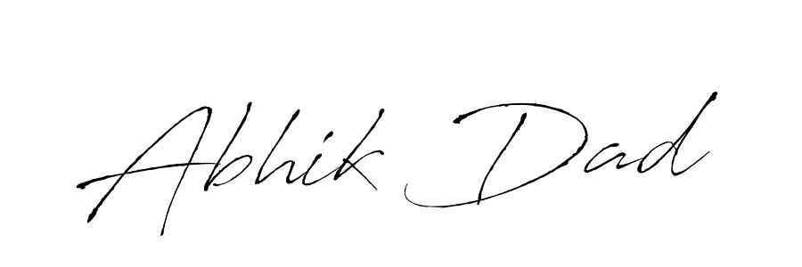Also You can easily find your signature by using the search form. We will create Abhik Dad name handwritten signature images for you free of cost using Antro_Vectra sign style. Abhik Dad signature style 6 images and pictures png