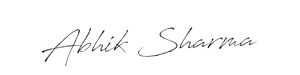 You should practise on your own different ways (Antro_Vectra) to write your name (Abhik Sharma) in signature. don't let someone else do it for you. Abhik Sharma signature style 6 images and pictures png