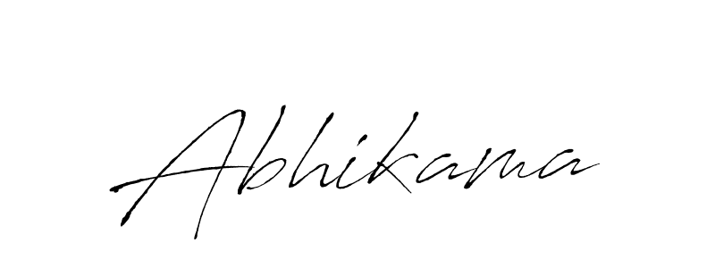 How to make Abhikama signature? Antro_Vectra is a professional autograph style. Create handwritten signature for Abhikama name. Abhikama signature style 6 images and pictures png