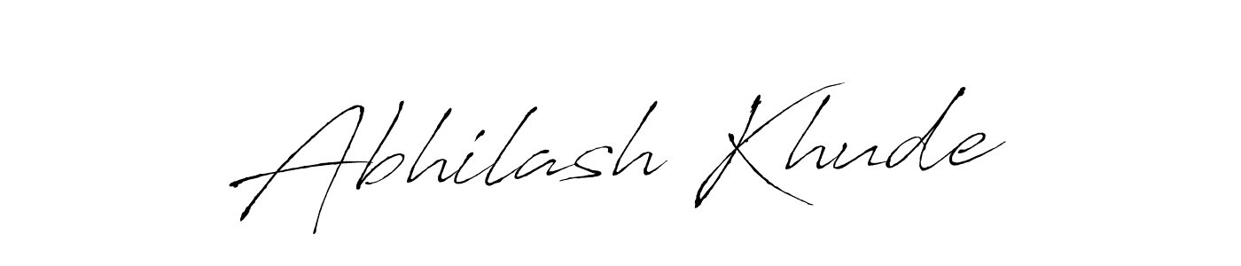 You should practise on your own different ways (Antro_Vectra) to write your name (Abhilash Khude) in signature. don't let someone else do it for you. Abhilash Khude signature style 6 images and pictures png