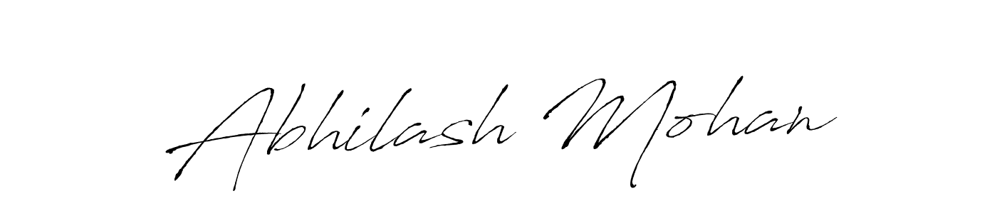 Abhilash Mohan stylish signature style. Best Handwritten Sign (Antro_Vectra) for my name. Handwritten Signature Collection Ideas for my name Abhilash Mohan. Abhilash Mohan signature style 6 images and pictures png