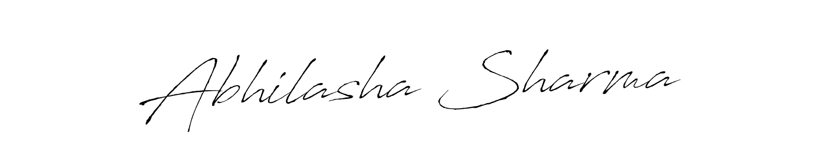 Create a beautiful signature design for name Abhilasha Sharma. With this signature (Antro_Vectra) fonts, you can make a handwritten signature for free. Abhilasha Sharma signature style 6 images and pictures png