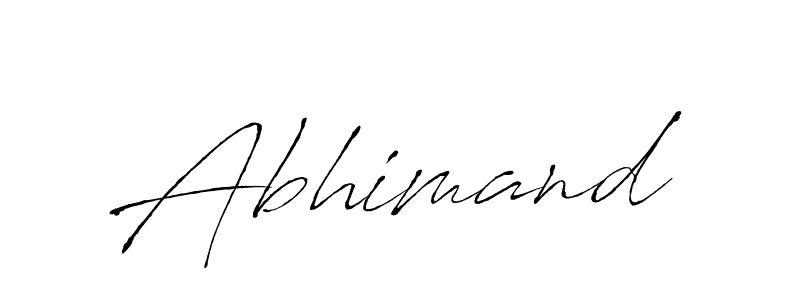 Use a signature maker to create a handwritten signature online. With this signature software, you can design (Antro_Vectra) your own signature for name Abhimand. Abhimand signature style 6 images and pictures png
