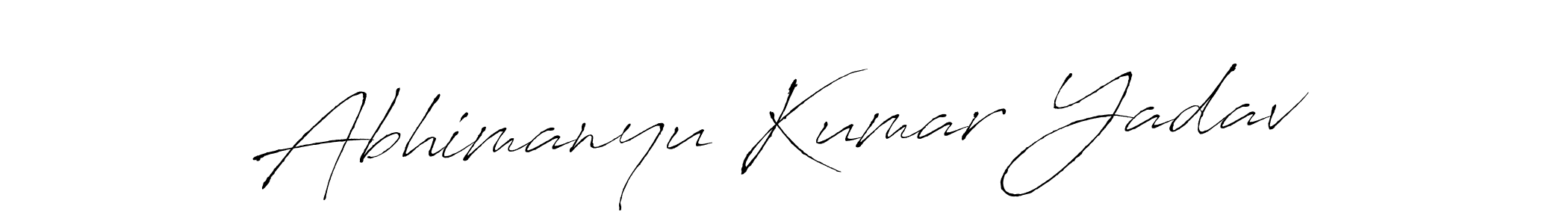 Use a signature maker to create a handwritten signature online. With this signature software, you can design (Antro_Vectra) your own signature for name Abhimanyu Kumar Yadav. Abhimanyu Kumar Yadav signature style 6 images and pictures png