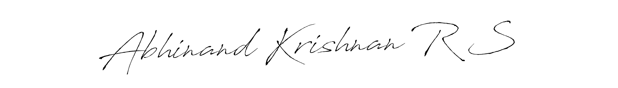 Here are the top 10 professional signature styles for the name Abhinand Krishnan R S. These are the best autograph styles you can use for your name. Abhinand Krishnan R S signature style 6 images and pictures png