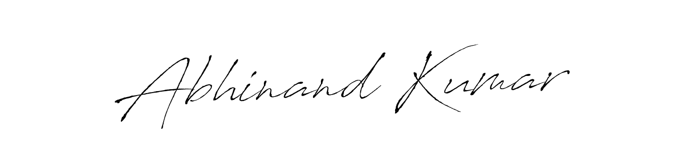 Antro_Vectra is a professional signature style that is perfect for those who want to add a touch of class to their signature. It is also a great choice for those who want to make their signature more unique. Get Abhinand Kumar name to fancy signature for free. Abhinand Kumar signature style 6 images and pictures png