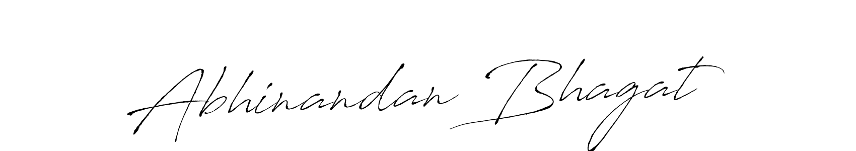 Design your own signature with our free online signature maker. With this signature software, you can create a handwritten (Antro_Vectra) signature for name Abhinandan Bhagat. Abhinandan Bhagat signature style 6 images and pictures png