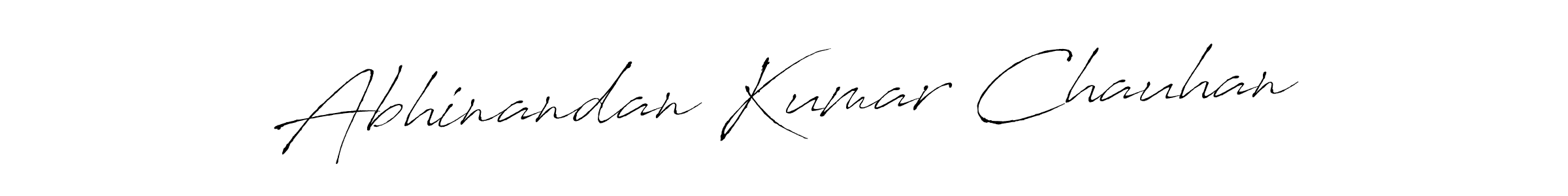 Antro_Vectra is a professional signature style that is perfect for those who want to add a touch of class to their signature. It is also a great choice for those who want to make their signature more unique. Get Abhinandan Kumar Chauhan name to fancy signature for free. Abhinandan Kumar Chauhan signature style 6 images and pictures png