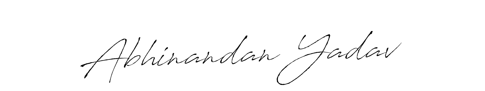 Abhinandan Yadav stylish signature style. Best Handwritten Sign (Antro_Vectra) for my name. Handwritten Signature Collection Ideas for my name Abhinandan Yadav. Abhinandan Yadav signature style 6 images and pictures png