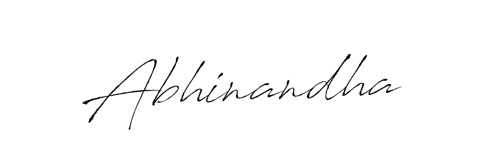 Make a beautiful signature design for name Abhinandha. With this signature (Antro_Vectra) style, you can create a handwritten signature for free. Abhinandha signature style 6 images and pictures png