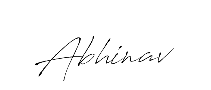 Make a beautiful signature design for name Abhinav. With this signature (Antro_Vectra) style, you can create a handwritten signature for free. Abhinav signature style 6 images and pictures png