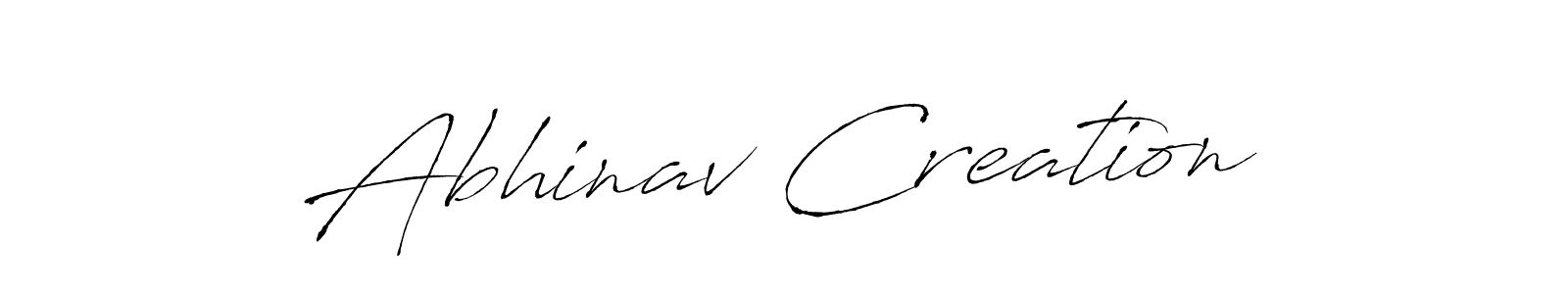 Abhinav Creation stylish signature style. Best Handwritten Sign (Antro_Vectra) for my name. Handwritten Signature Collection Ideas for my name Abhinav Creation. Abhinav Creation signature style 6 images and pictures png