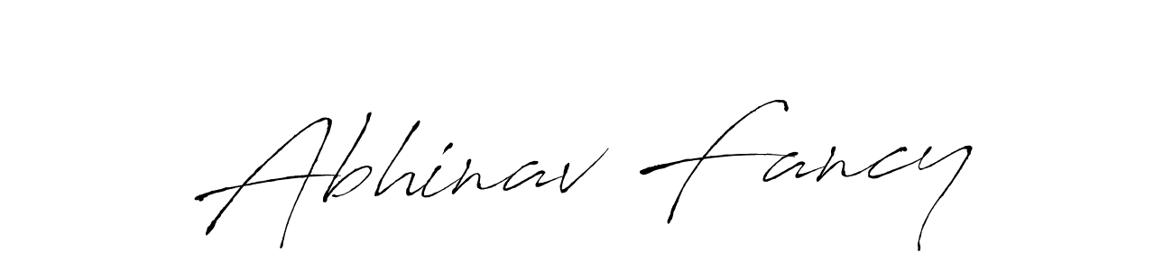 Make a beautiful signature design for name Abhinav Fancy. With this signature (Antro_Vectra) style, you can create a handwritten signature for free. Abhinav Fancy signature style 6 images and pictures png