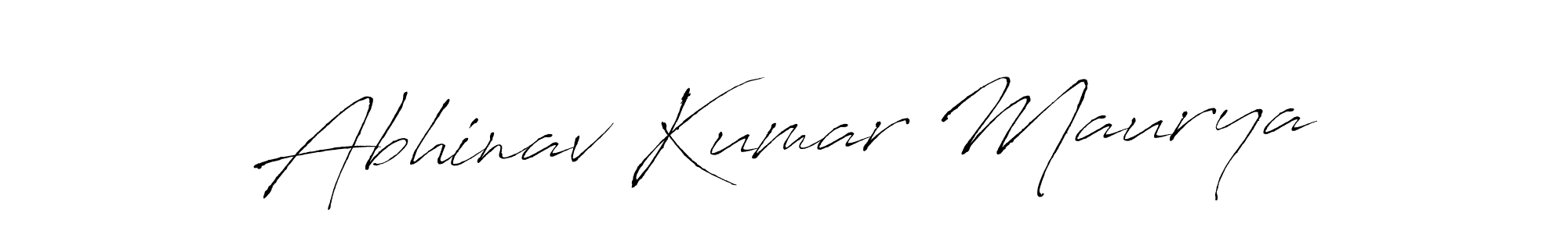 Make a beautiful signature design for name Abhinav Kumar Maurya. Use this online signature maker to create a handwritten signature for free. Abhinav Kumar Maurya signature style 6 images and pictures png