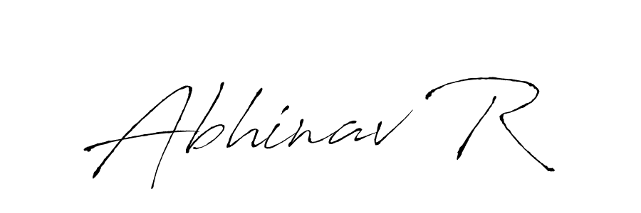 Design your own signature with our free online signature maker. With this signature software, you can create a handwritten (Antro_Vectra) signature for name Abhinav R. Abhinav R signature style 6 images and pictures png