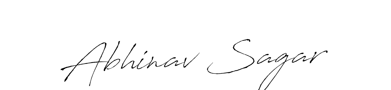 Abhinav Sagar stylish signature style. Best Handwritten Sign (Antro_Vectra) for my name. Handwritten Signature Collection Ideas for my name Abhinav Sagar. Abhinav Sagar signature style 6 images and pictures png