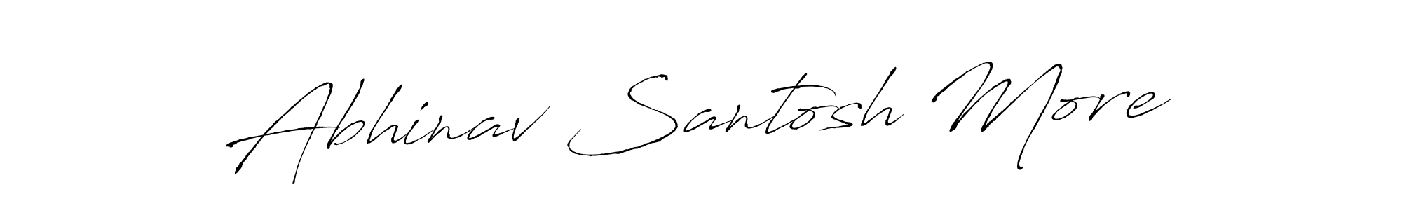 Once you've used our free online signature maker to create your best signature Antro_Vectra style, it's time to enjoy all of the benefits that Abhinav Santosh More name signing documents. Abhinav Santosh More signature style 6 images and pictures png