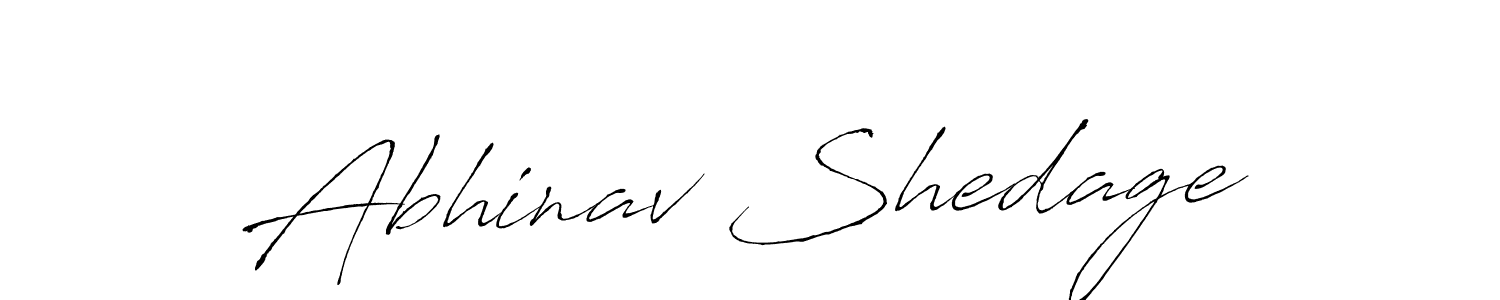 Design your own signature with our free online signature maker. With this signature software, you can create a handwritten (Antro_Vectra) signature for name Abhinav Shedage. Abhinav Shedage signature style 6 images and pictures png