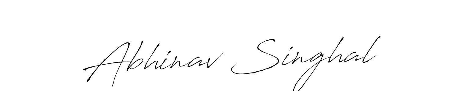 Also we have Abhinav Singhal name is the best signature style. Create professional handwritten signature collection using Antro_Vectra autograph style. Abhinav Singhal signature style 6 images and pictures png