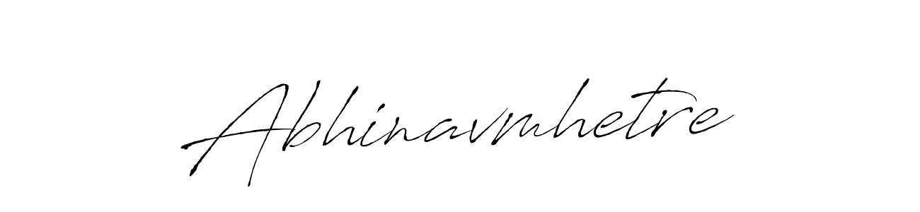 How to make Abhinavmhetre name signature. Use Antro_Vectra style for creating short signs online. This is the latest handwritten sign. Abhinavmhetre signature style 6 images and pictures png