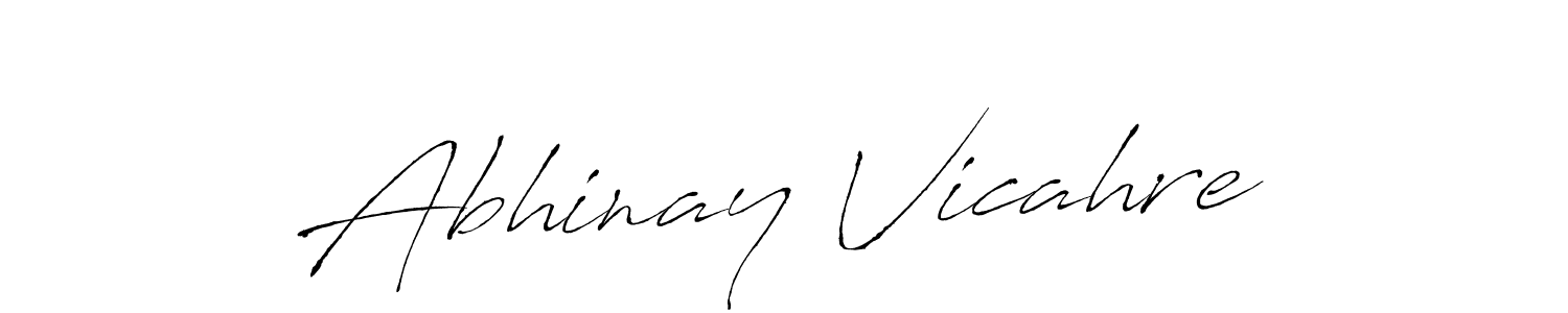 Make a beautiful signature design for name Abhinay Vicahre. Use this online signature maker to create a handwritten signature for free. Abhinay Vicahre signature style 6 images and pictures png