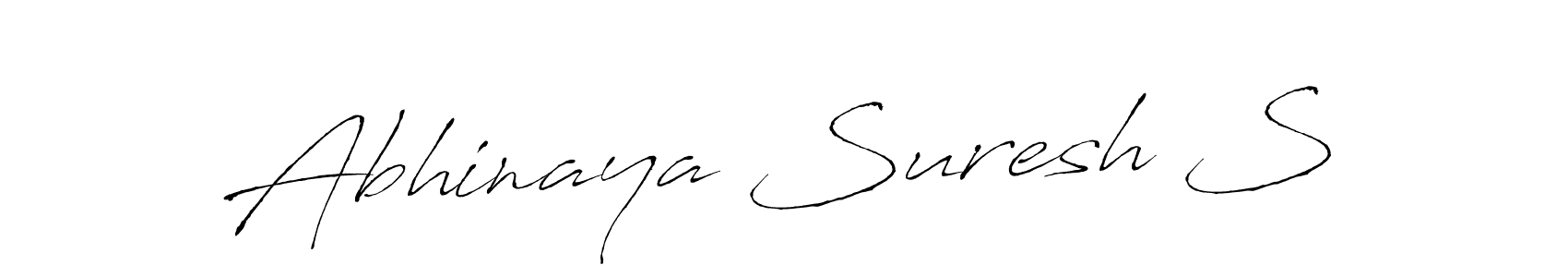 if you are searching for the best signature style for your name Abhinaya Suresh S. so please give up your signature search. here we have designed multiple signature styles  using Antro_Vectra. Abhinaya Suresh S signature style 6 images and pictures png