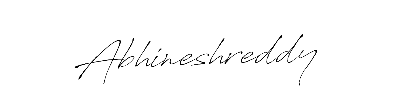 How to make Abhineshreddy name signature. Use Antro_Vectra style for creating short signs online. This is the latest handwritten sign. Abhineshreddy signature style 6 images and pictures png