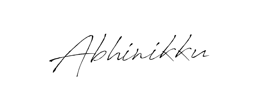 Make a beautiful signature design for name Abhinikku. With this signature (Antro_Vectra) style, you can create a handwritten signature for free. Abhinikku signature style 6 images and pictures png