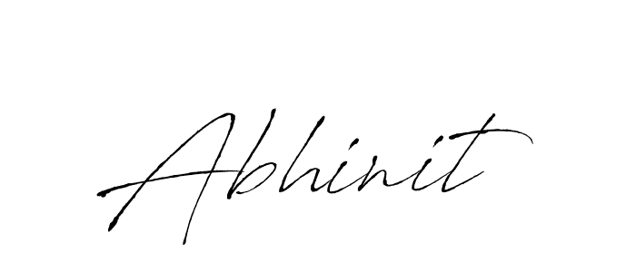 How to make Abhinit name signature. Use Antro_Vectra style for creating short signs online. This is the latest handwritten sign. Abhinit signature style 6 images and pictures png