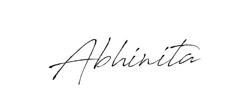 Use a signature maker to create a handwritten signature online. With this signature software, you can design (Antro_Vectra) your own signature for name Abhinita. Abhinita signature style 6 images and pictures png