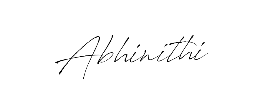 Make a beautiful signature design for name Abhinithi. With this signature (Antro_Vectra) style, you can create a handwritten signature for free. Abhinithi signature style 6 images and pictures png