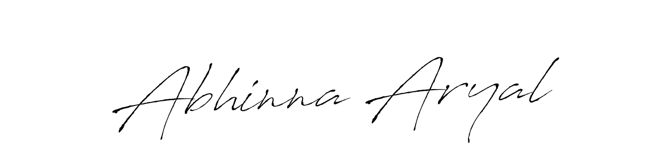 Make a beautiful signature design for name Abhinna Aryal. With this signature (Antro_Vectra) style, you can create a handwritten signature for free. Abhinna Aryal signature style 6 images and pictures png