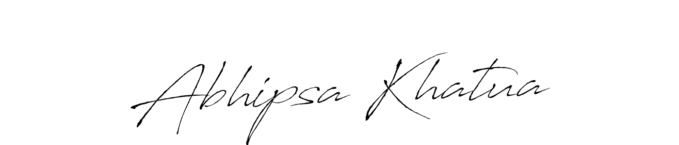 How to make Abhipsa Khatua name signature. Use Antro_Vectra style for creating short signs online. This is the latest handwritten sign. Abhipsa Khatua signature style 6 images and pictures png