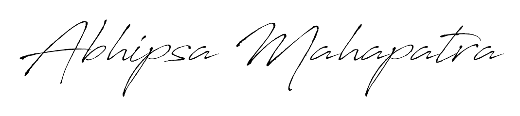 Achieve flawless digital penmanship with Abhipsa Mahapatra name in Antro_Vectra font. The perfect tool for creating online signatures. Abhipsa Mahapatra signature style 6 images and pictures png