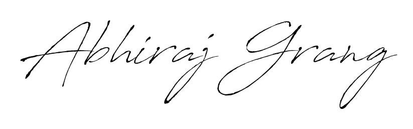 Style your name Abhiraj Grang with confidence using Antro_Vectra signature design. Simple, elegant, and ready for immediate document use. Abhiraj Grang signature style 6 images and pictures png