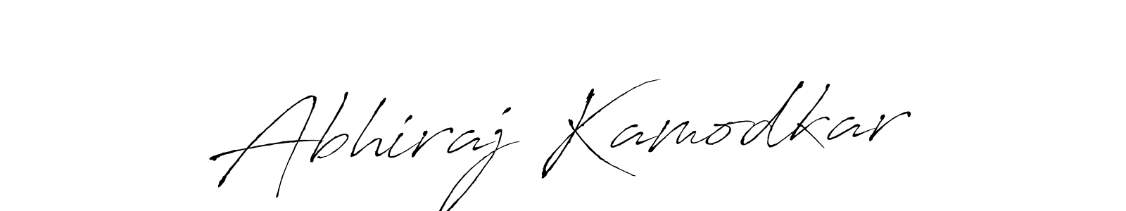 Antro_Vectra is a professional signature style that is perfect for those who want to add a touch of class to their signature. It is also a great choice for those who want to make their signature more unique. Get Abhiraj Kamodkar name to fancy signature for free. Abhiraj Kamodkar signature style 6 images and pictures png