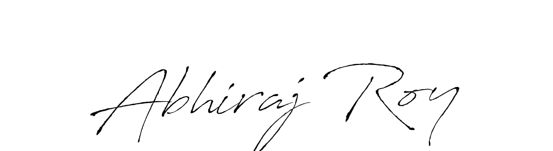 Design your own signature with our free online signature maker. With this signature software, you can create a handwritten (Antro_Vectra) signature for name Abhiraj Roy. Abhiraj Roy signature style 6 images and pictures png