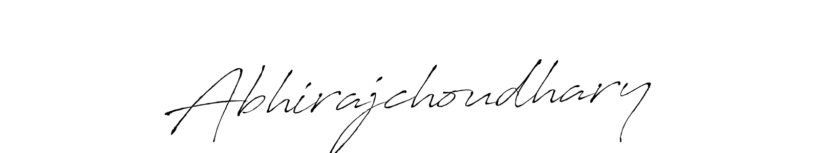 Create a beautiful signature design for name Abhirajchoudhary. With this signature (Antro_Vectra) fonts, you can make a handwritten signature for free. Abhirajchoudhary signature style 6 images and pictures png