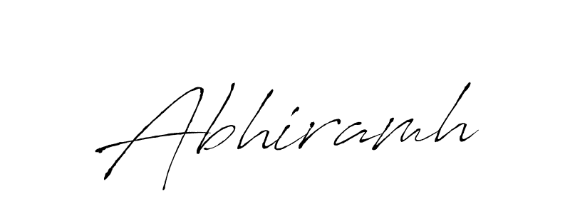 Design your own signature with our free online signature maker. With this signature software, you can create a handwritten (Antro_Vectra) signature for name Abhiramh. Abhiramh signature style 6 images and pictures png