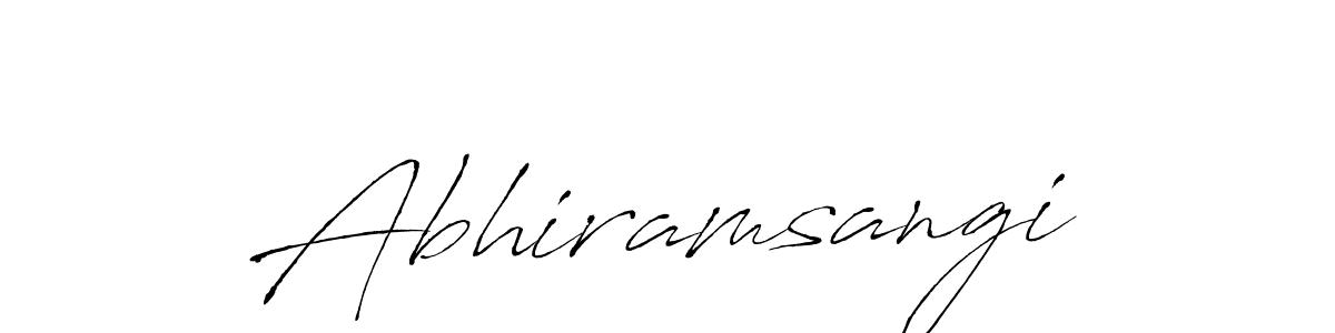 Also You can easily find your signature by using the search form. We will create Abhiramsangi name handwritten signature images for you free of cost using Antro_Vectra sign style. Abhiramsangi signature style 6 images and pictures png