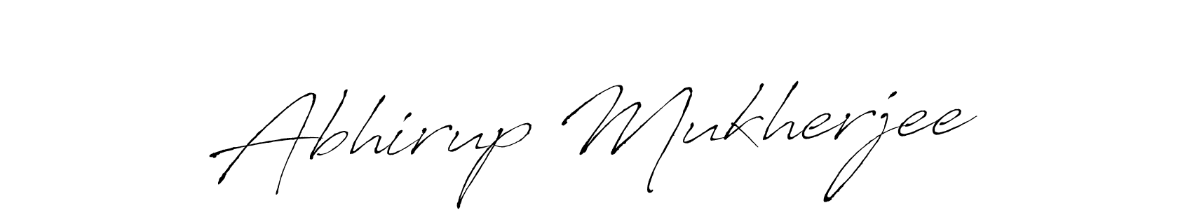 How to make Abhirup Mukherjee signature? Antro_Vectra is a professional autograph style. Create handwritten signature for Abhirup Mukherjee name. Abhirup Mukherjee signature style 6 images and pictures png