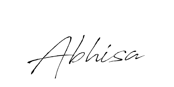 How to make Abhisa name signature. Use Antro_Vectra style for creating short signs online. This is the latest handwritten sign. Abhisa signature style 6 images and pictures png