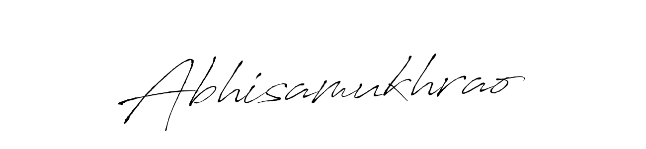 Design your own signature with our free online signature maker. With this signature software, you can create a handwritten (Antro_Vectra) signature for name Abhisamukhrao. Abhisamukhrao signature style 6 images and pictures png