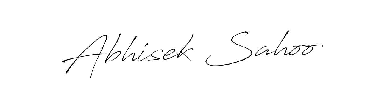 How to make Abhisek Sahoo name signature. Use Antro_Vectra style for creating short signs online. This is the latest handwritten sign. Abhisek Sahoo signature style 6 images and pictures png