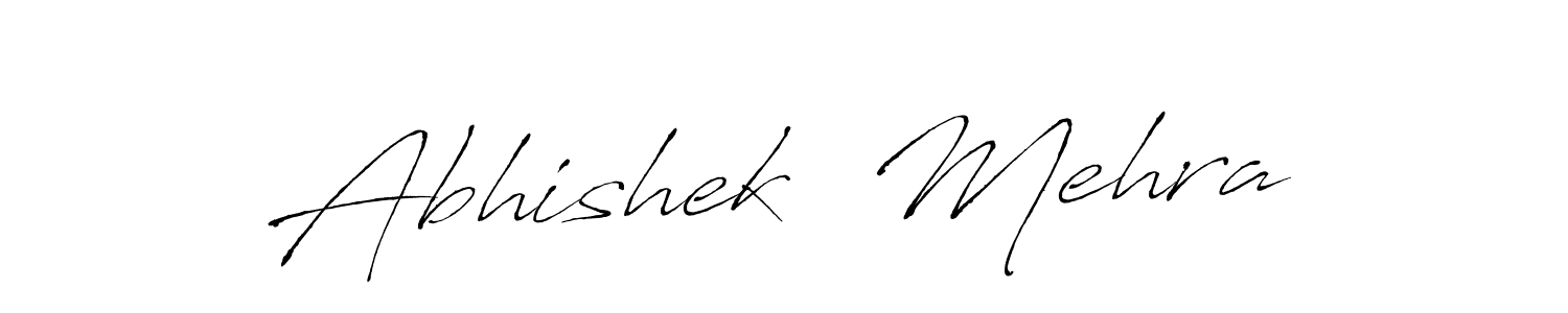 You should practise on your own different ways (Antro_Vectra) to write your name (Abhishek  Mehra) in signature. don't let someone else do it for you. Abhishek  Mehra signature style 6 images and pictures png