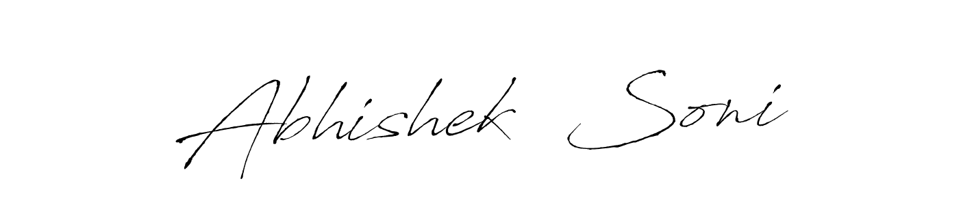 Once you've used our free online signature maker to create your best signature Antro_Vectra style, it's time to enjoy all of the benefits that Abhishek  Soni name signing documents. Abhishek  Soni signature style 6 images and pictures png