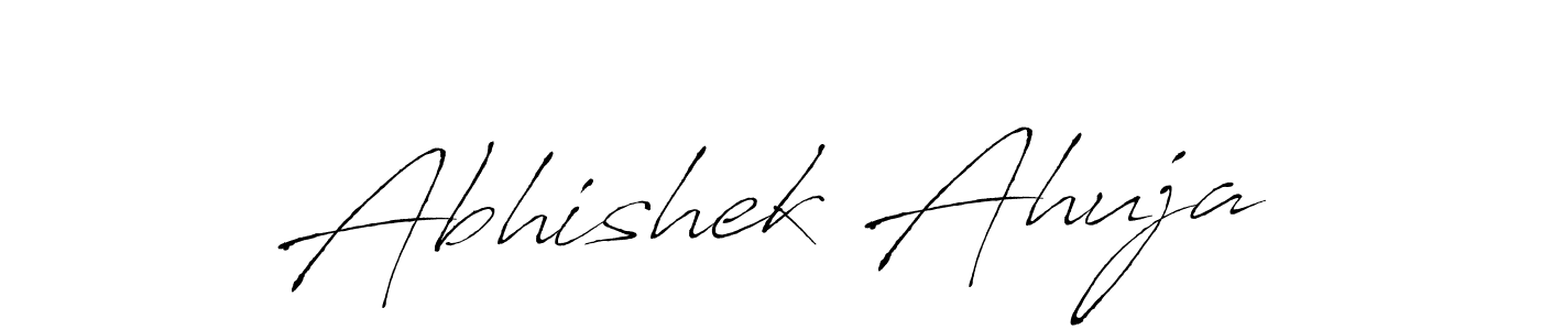 It looks lik you need a new signature style for name Abhishek Ahuja. Design unique handwritten (Antro_Vectra) signature with our free signature maker in just a few clicks. Abhishek Ahuja signature style 6 images and pictures png