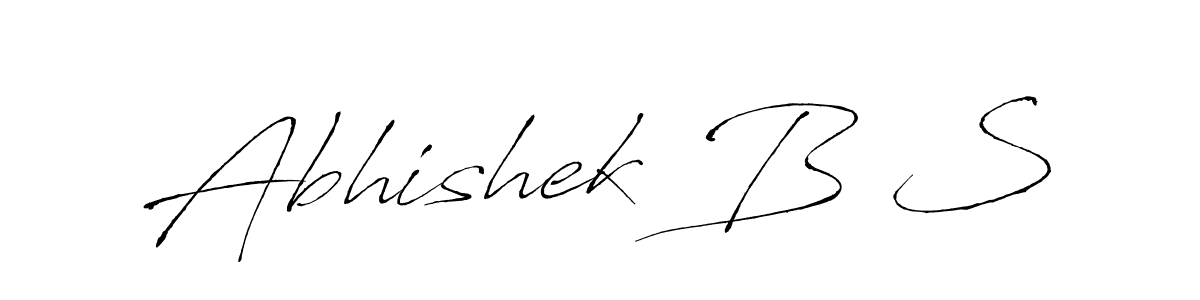 Make a beautiful signature design for name Abhishek B S. Use this online signature maker to create a handwritten signature for free. Abhishek B S signature style 6 images and pictures png