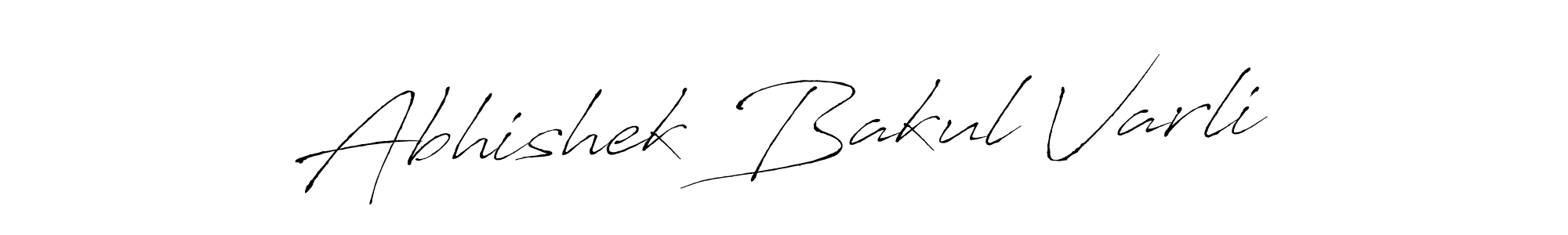 Also we have Abhishek Bakul Varli name is the best signature style. Create professional handwritten signature collection using Antro_Vectra autograph style. Abhishek Bakul Varli signature style 6 images and pictures png